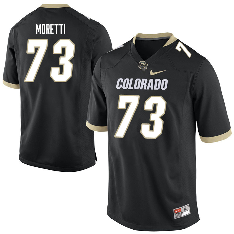 Men #73 Jacob Moretti Colorado Buffaloes College Football Jerseys Sale-Black - Click Image to Close